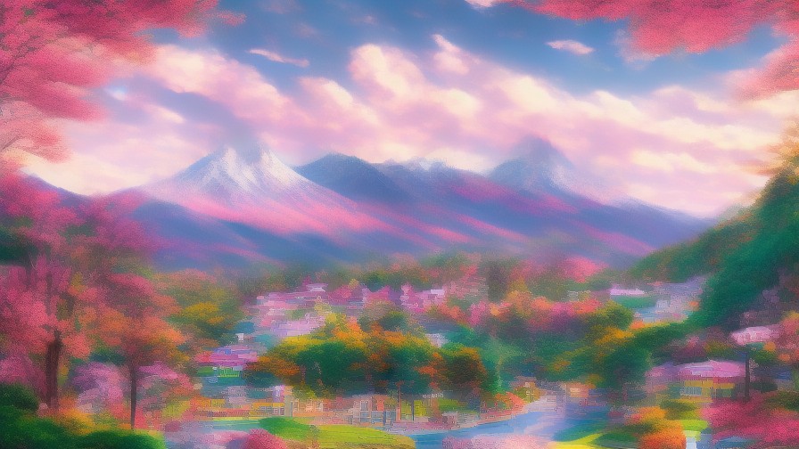 Anime-style planning visual for everland theme park seoul